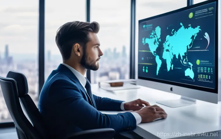 보험중개사와 관련된 산업 보고서 분석 - **Prompt: A futuristic, professional insurance agent, appearing to be in their late 20s to early 30s...