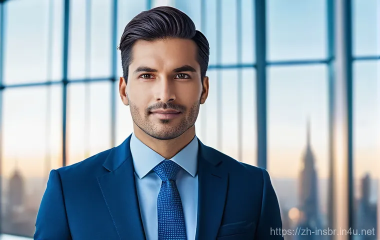 보험중개사 시험 관련 최신 동향 파악 - **Prompt:** A highly professional and trustworthy male insurance advisor, mid-30s, with a neat hairs...