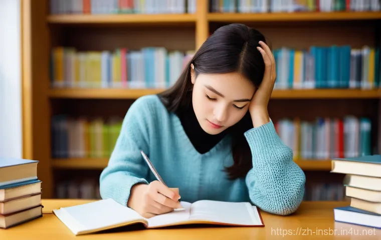 보험중개사 시험 필기 합격 꿀팁 - **Prompt 1: Dedicated Exam Preparation**
    "A diligent young adult, appearing calm and focused, is...