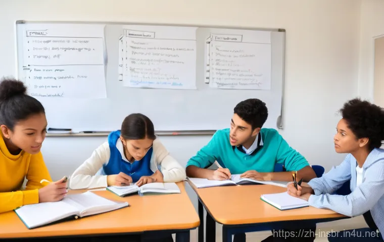 보험중개사 시험 필기 합격 꿀팁 - **Prompt 2: Modern Digital Learning & Industry Awareness**
    "A diverse individual, perhaps in the...