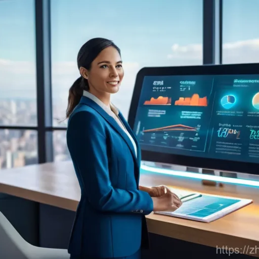 보험중개사와 관련된 최신 보험 기술 성공 사례 연구 및 분석 - **Prompt: The Future-Ready Insurance Advisor**
    A highly professional and confident female insura...