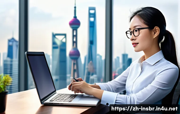 보험중개사 시험 이후 연봉 협상 사례 분석 - A professional young insurance agent in business attire sitting confidently at a modern office desk ...