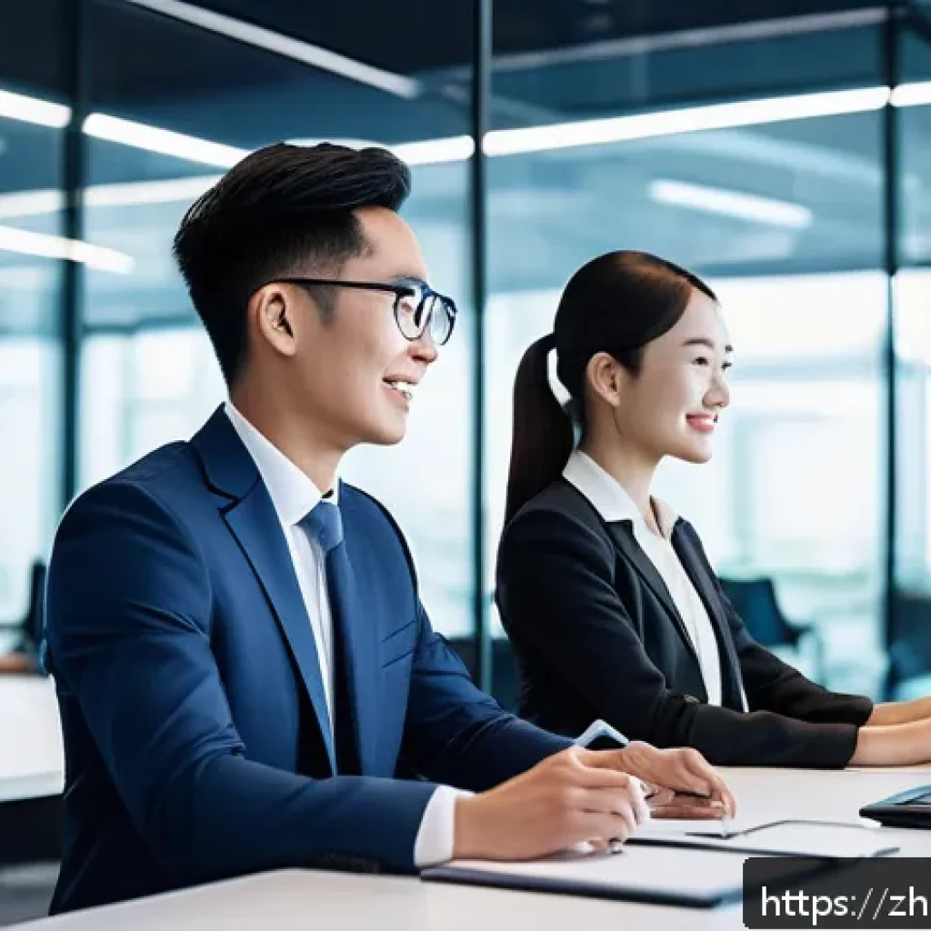 보험중개사 업무에서의 팀워크 중요성 - A modern insurance team collaborating in a bright, spacious office with transparent glass walls, div...