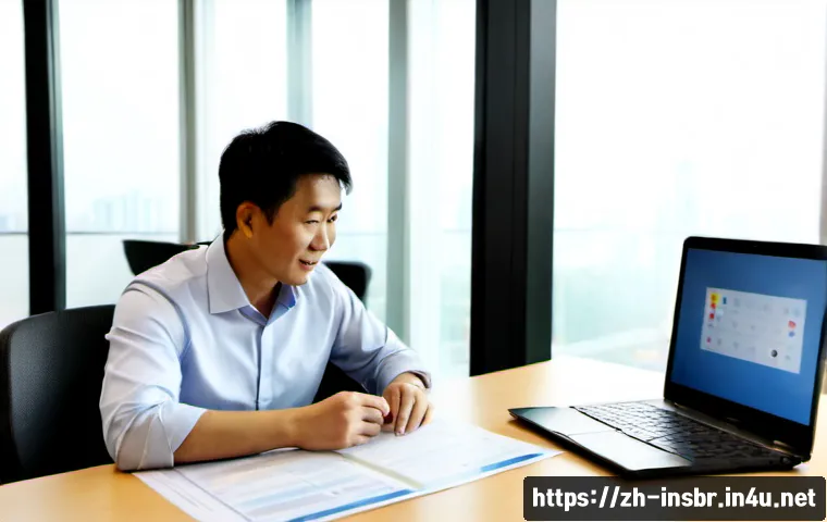 보험중개사와 관련된 최신 정책 변화 - Photorealistic insurance brokerage policy update consultation, a professional East Asian insurance b...